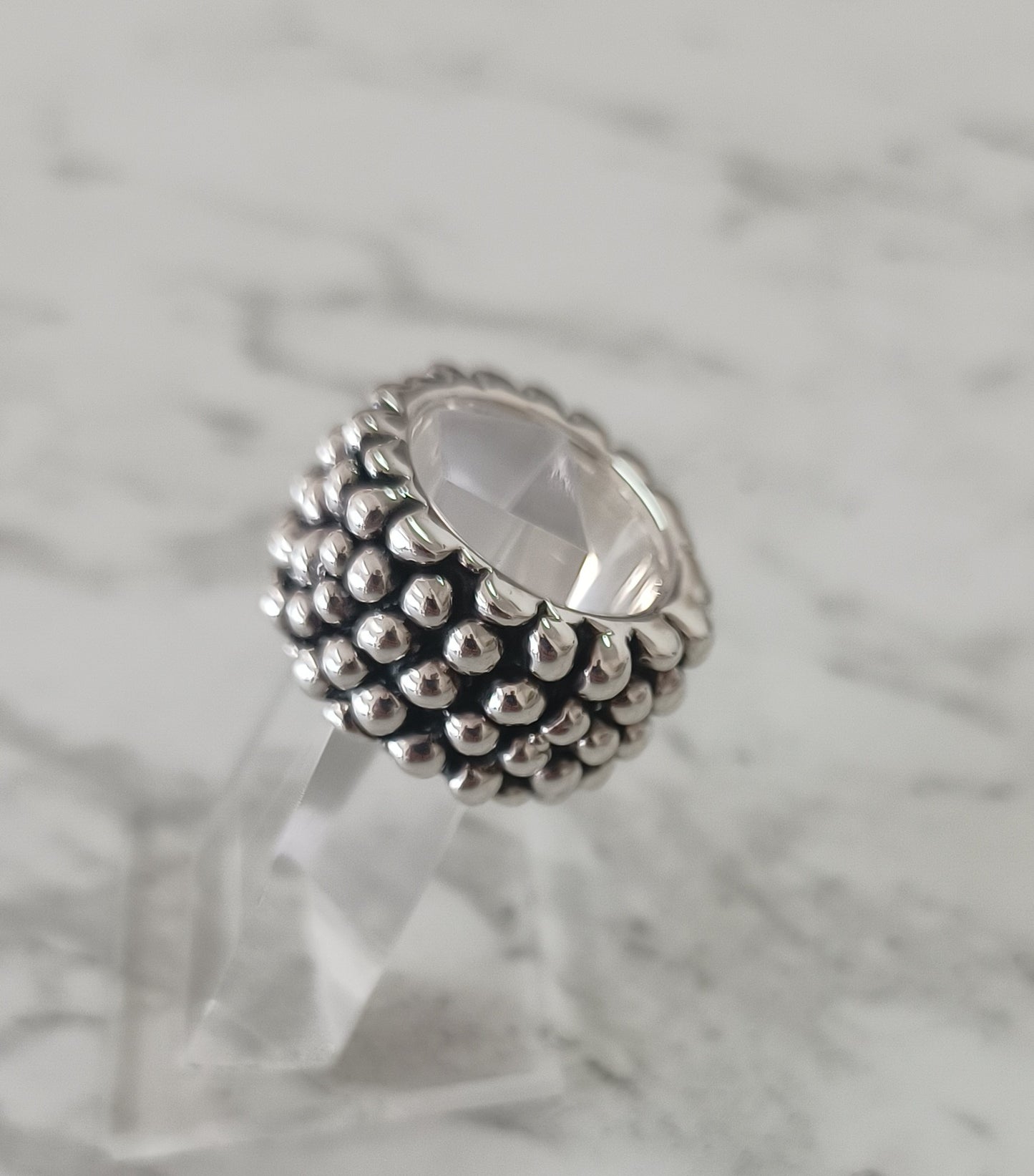 ANILLO DE PLATA ELECTROFORMADO .925